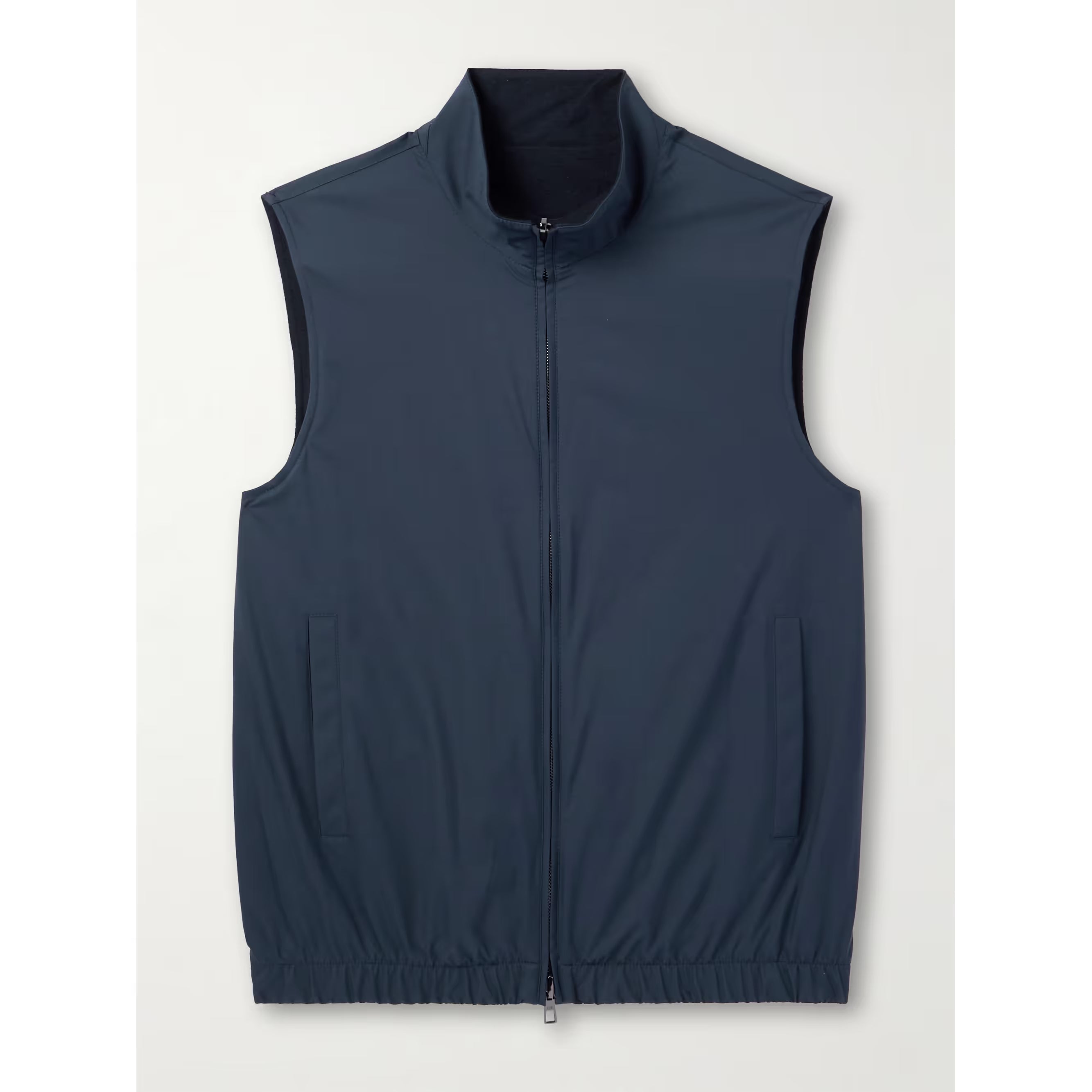 Gilet Loro Piana - Slim-Fit Reversible Storm System® WindWish™ - Bleu