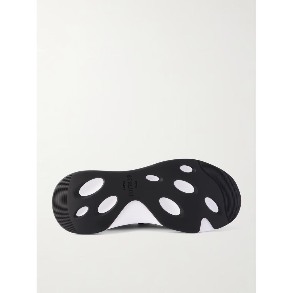 Espadrilles Berluti - Shadow - Lin et Cuir - Bleu/Noir