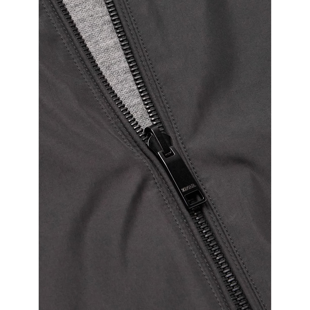 Gilet Zegna-  Reversible Micofibre and Cashmere - Noir