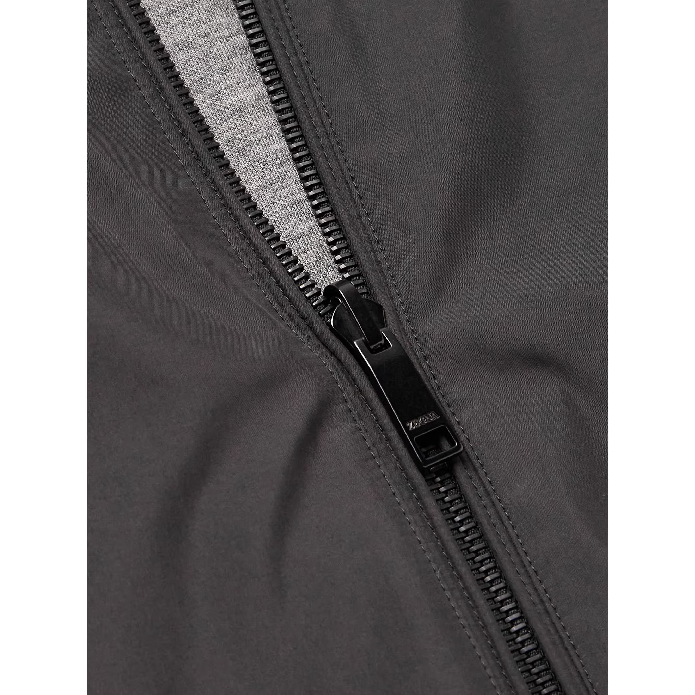 Gilet Zegna-  Reversible Micofibre and Cashmere - Noir