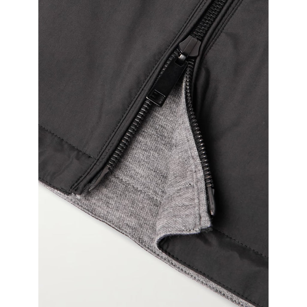 Gilet Zegna-  Reversible Micofibre and Cashmere - Noir