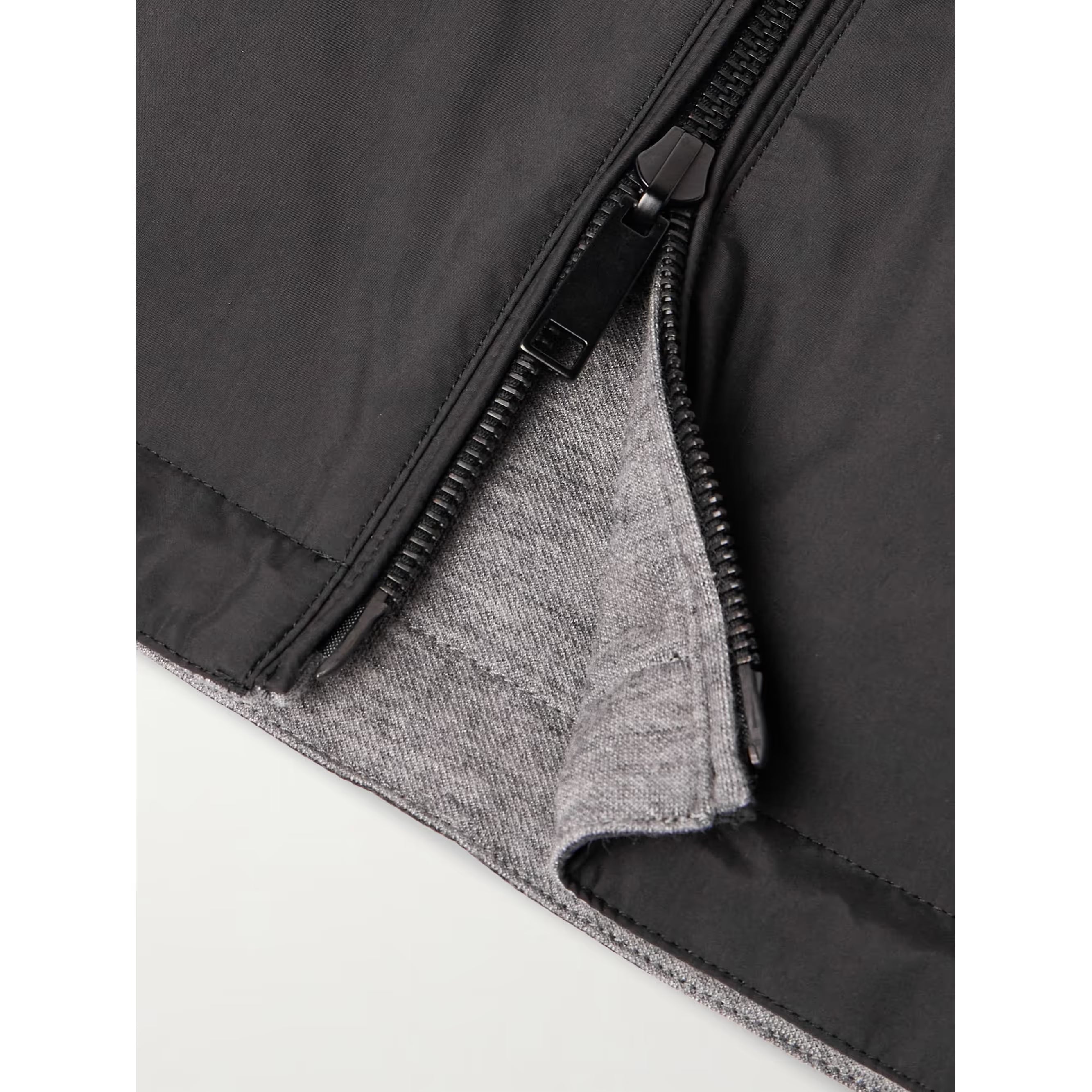 Gilet Zegna-  Reversible Micofibre and Cashmere - Noir