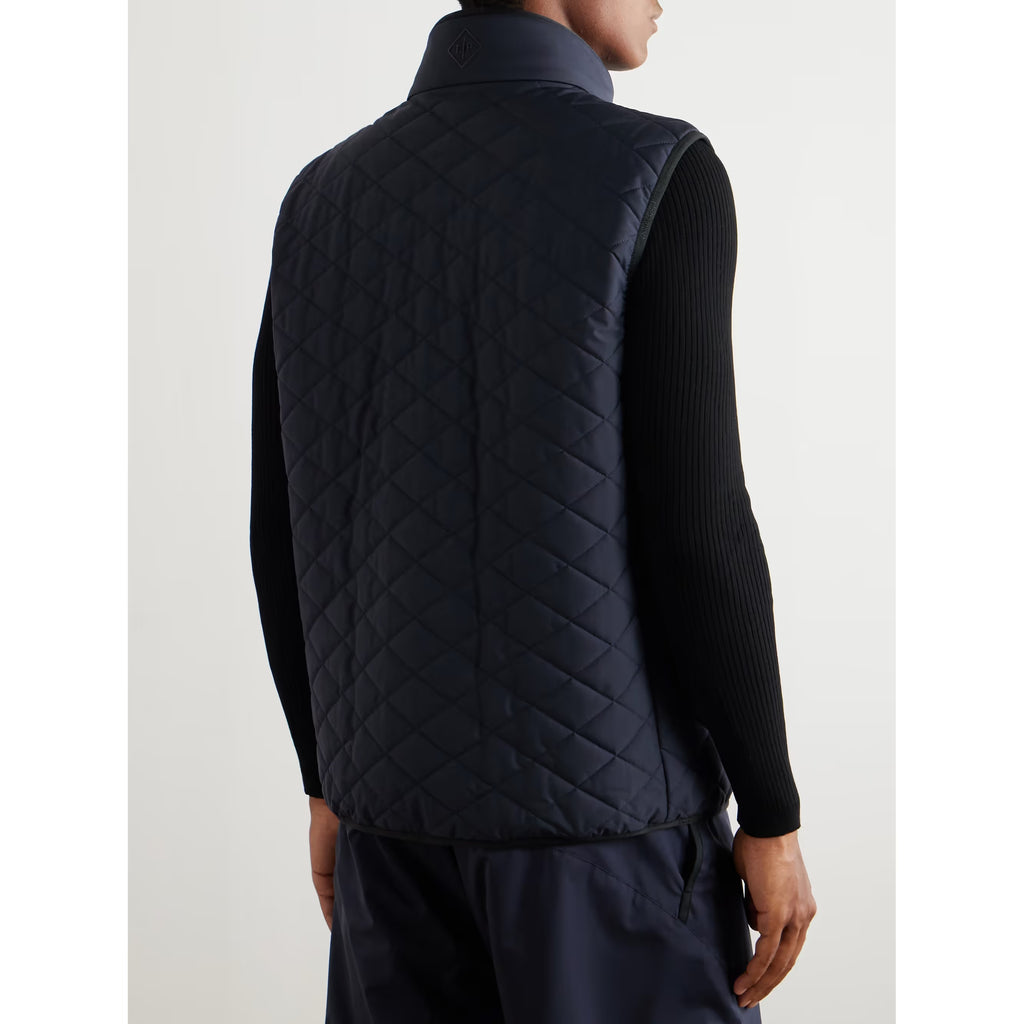 Gilet Loro Piana - Rocky Padded Quilted Storm System® - Bleu Marine