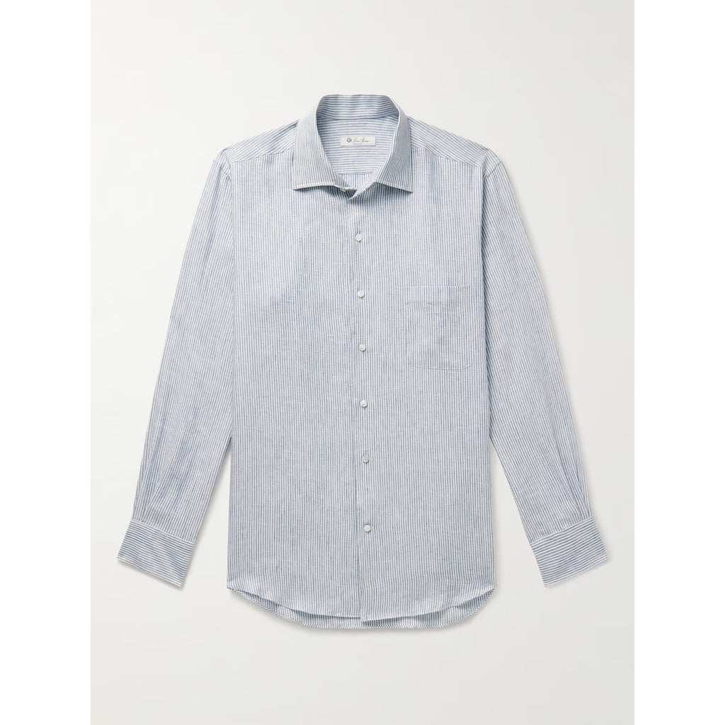 Chemise Loro Piana - Lin - Bleu