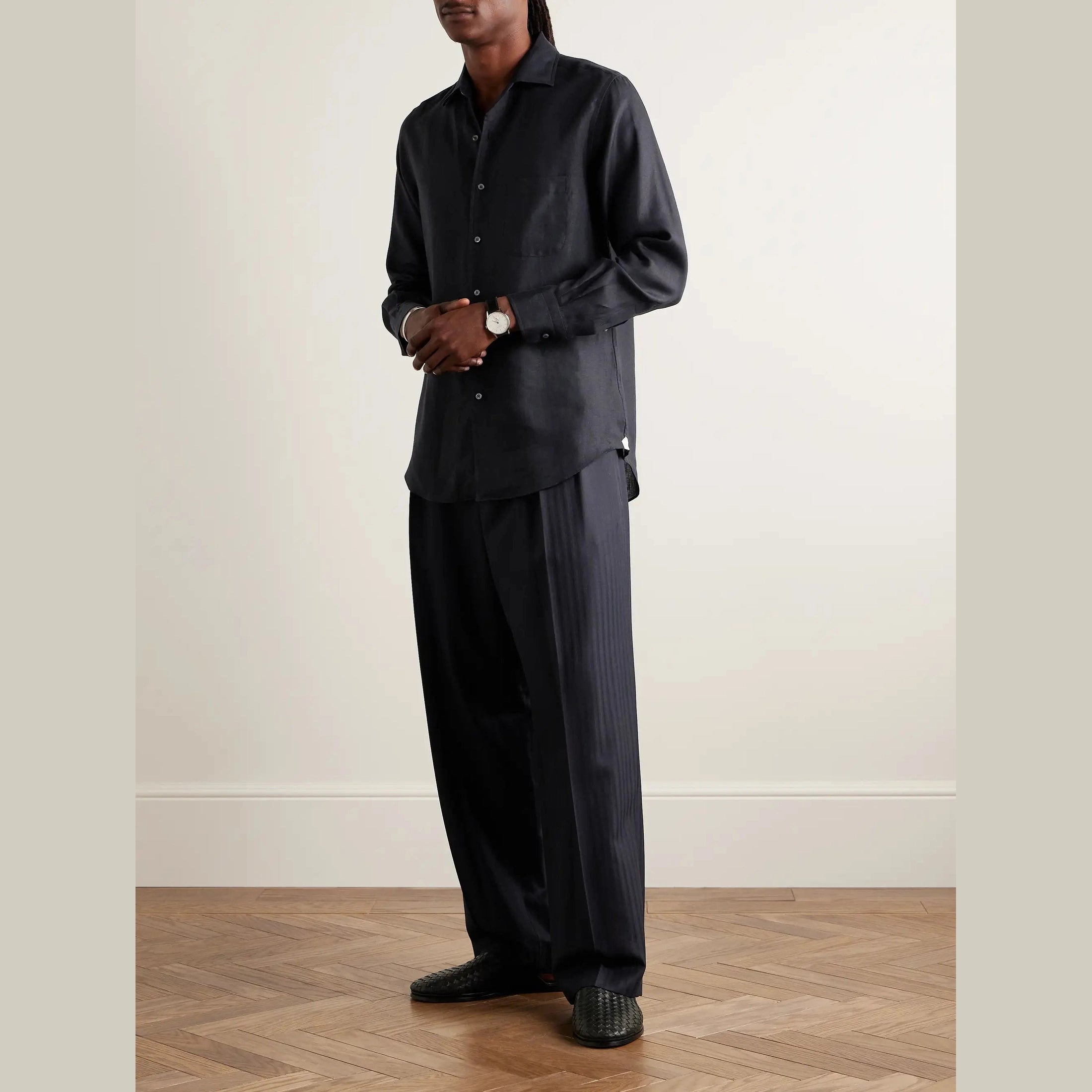 Chemise Loro Piana - Lin - Noir