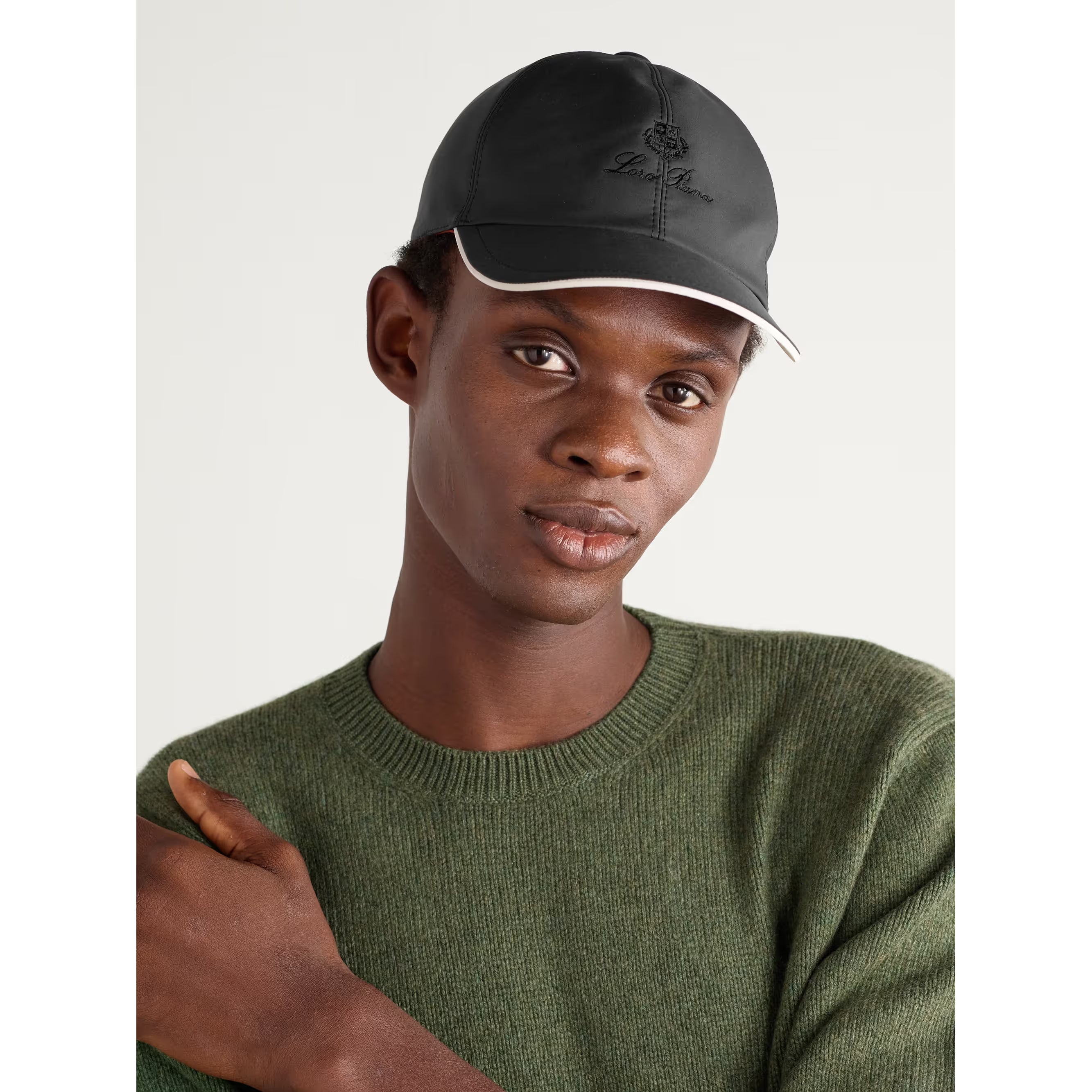 Casquette Loro Piana - Baseball - Noir