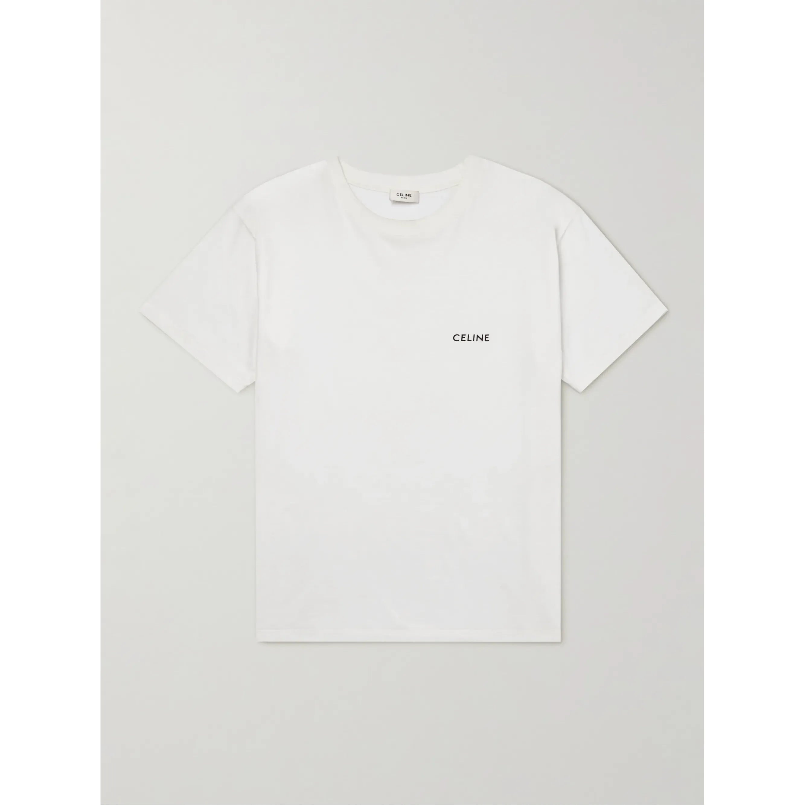 T-Shirt Celine - Coton - Blanc