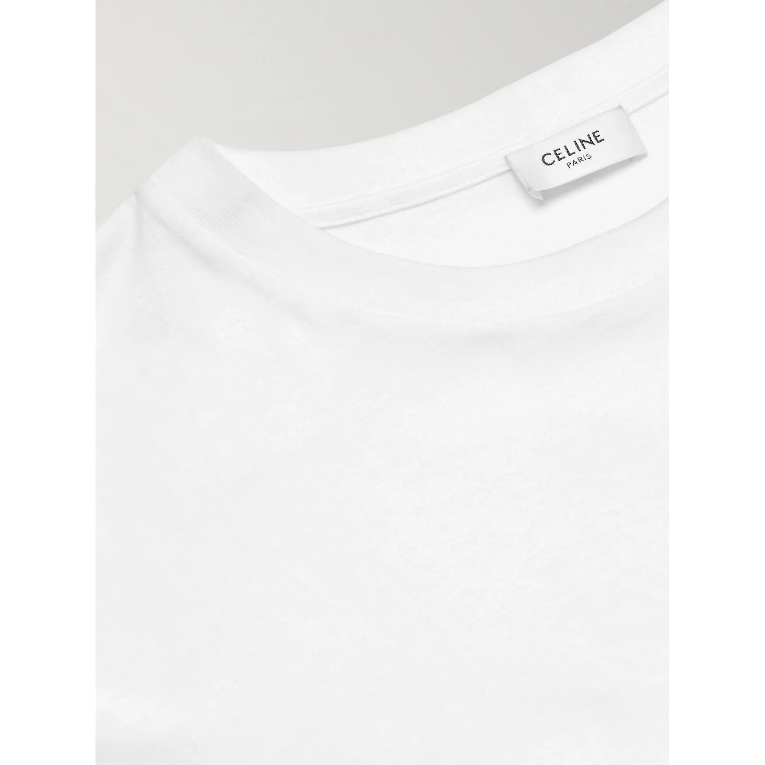 T-Shirt Celine - Coton - Blanc