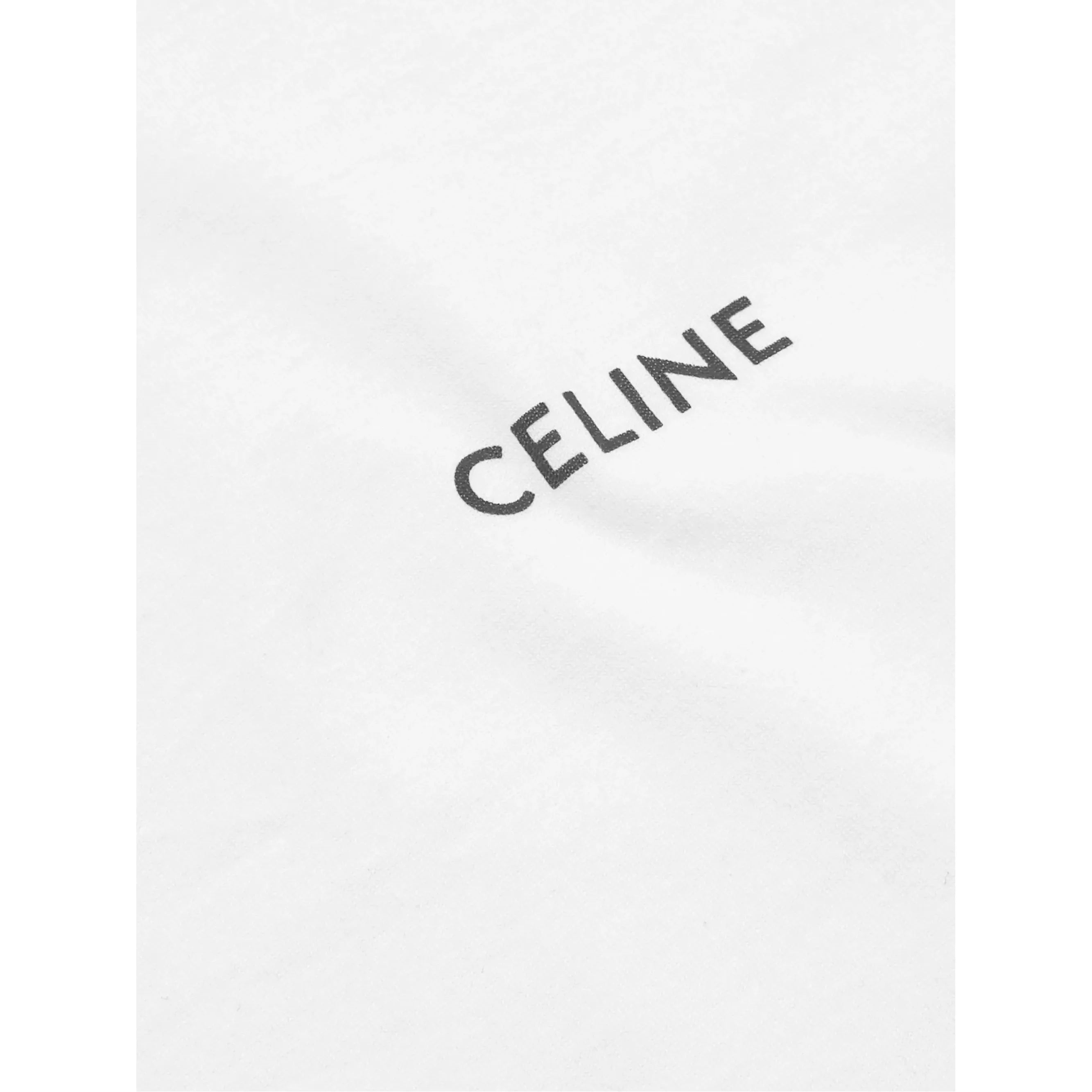 T-Shirt Celine - Coton - Blanc