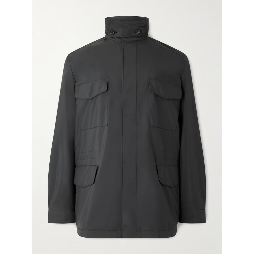 Jacket Loro Piana - Militaire Traveller - Noir