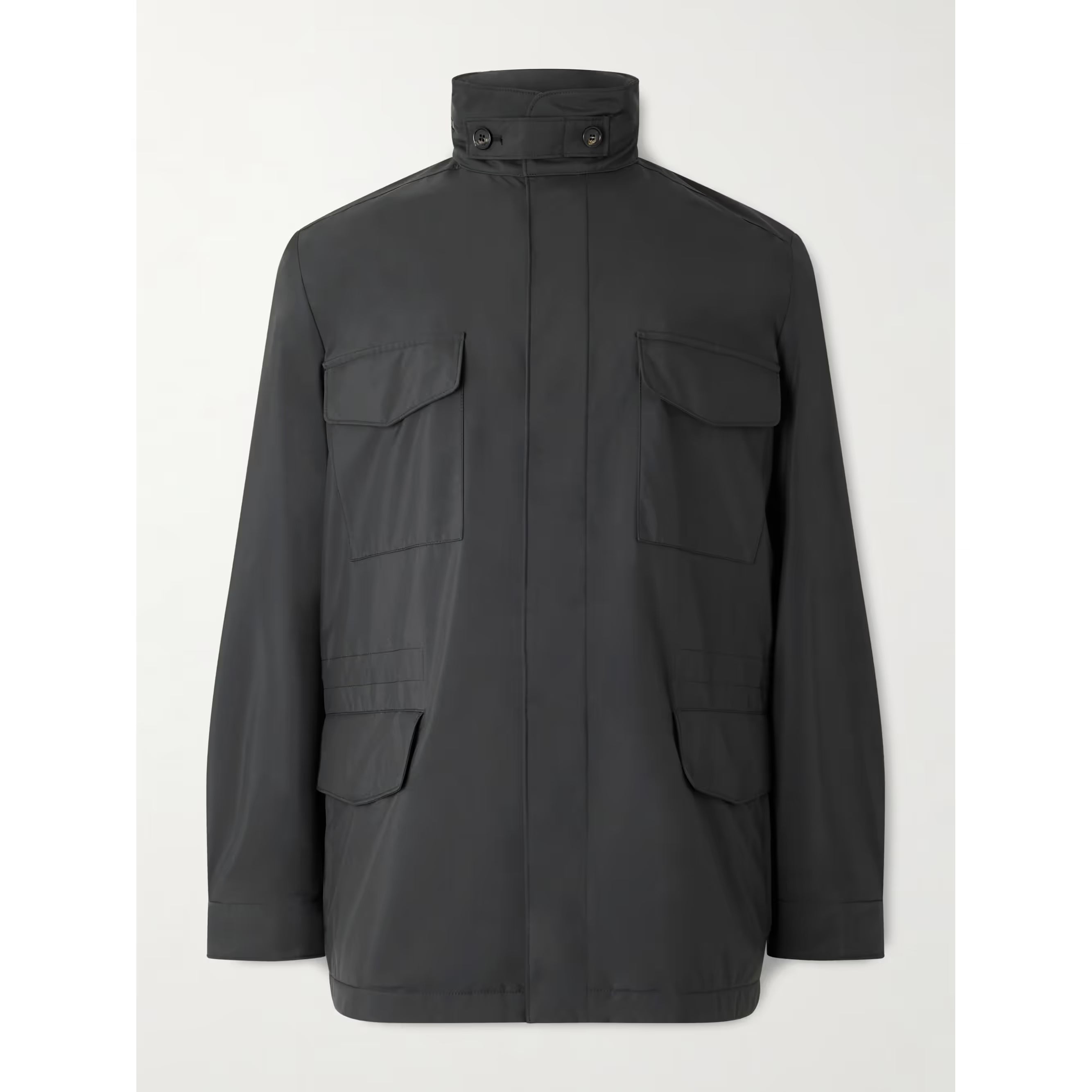 Jacket Loro Piana - Militaire Traveller - Noir
